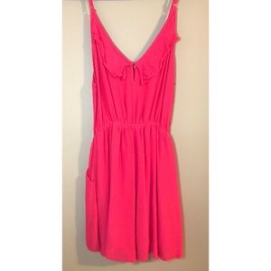 Hot pink lush Romper